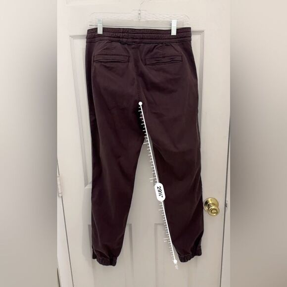 DUER Women’s Live Lite Jogger Pants Size Small Purple Eggplant Drawstring - Picture 10 of 10